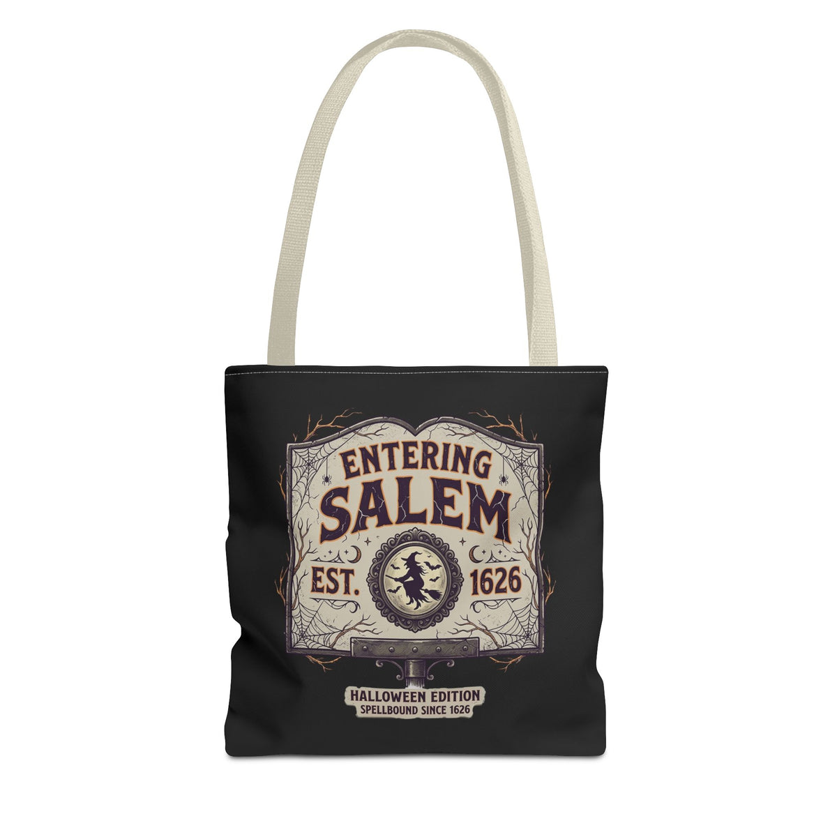 Spooky Entering Salem Tote Bag (AOP)