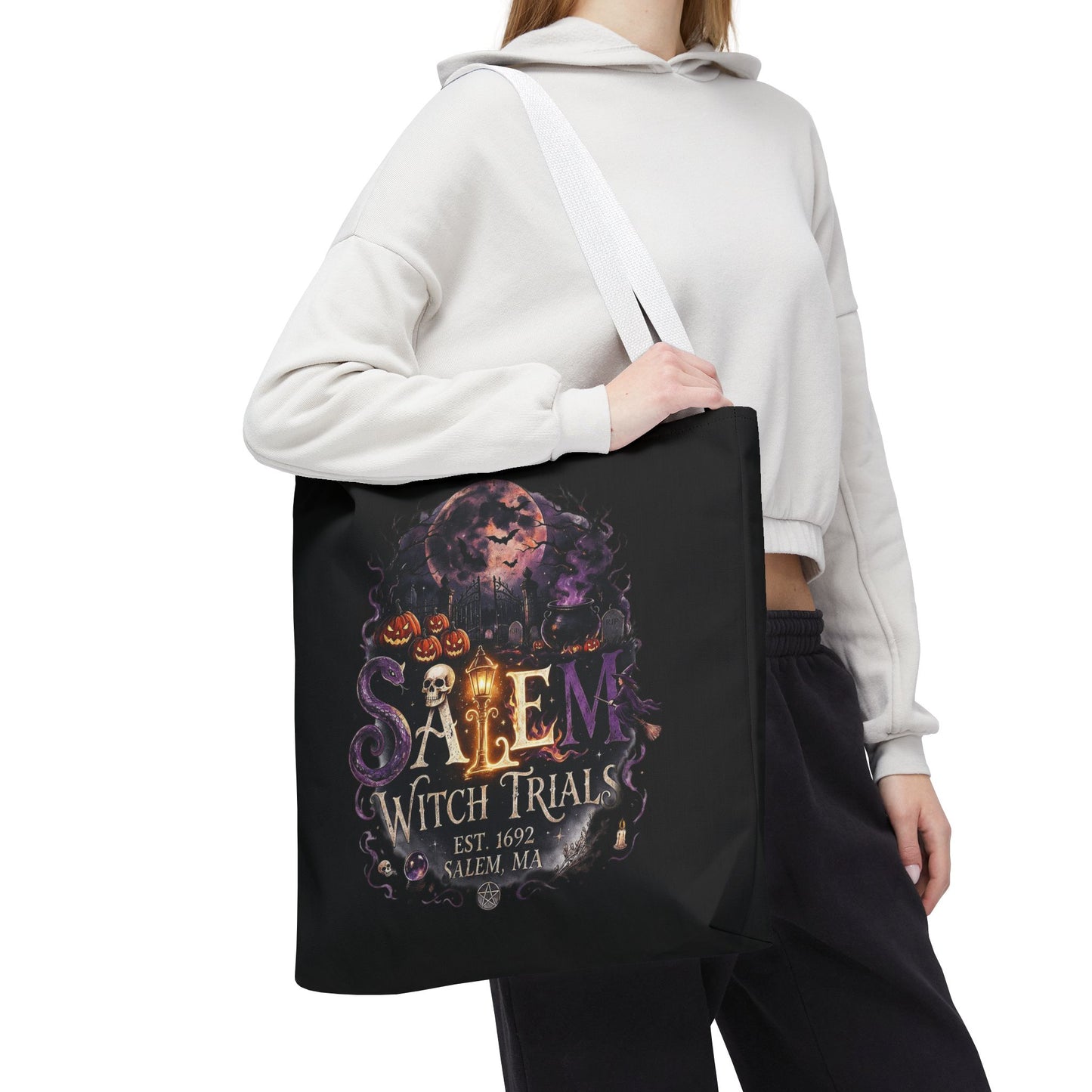 SALEM WITCH TRIALS Tote Bag (AOP)