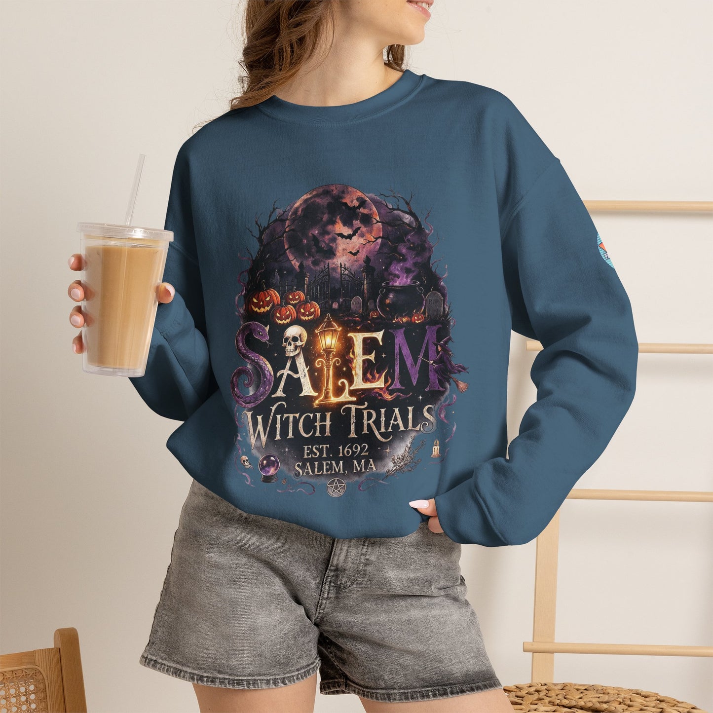 SALEM WITCH TRIALS Unisex Heavy Blend™ Crewneck Sweatshirt