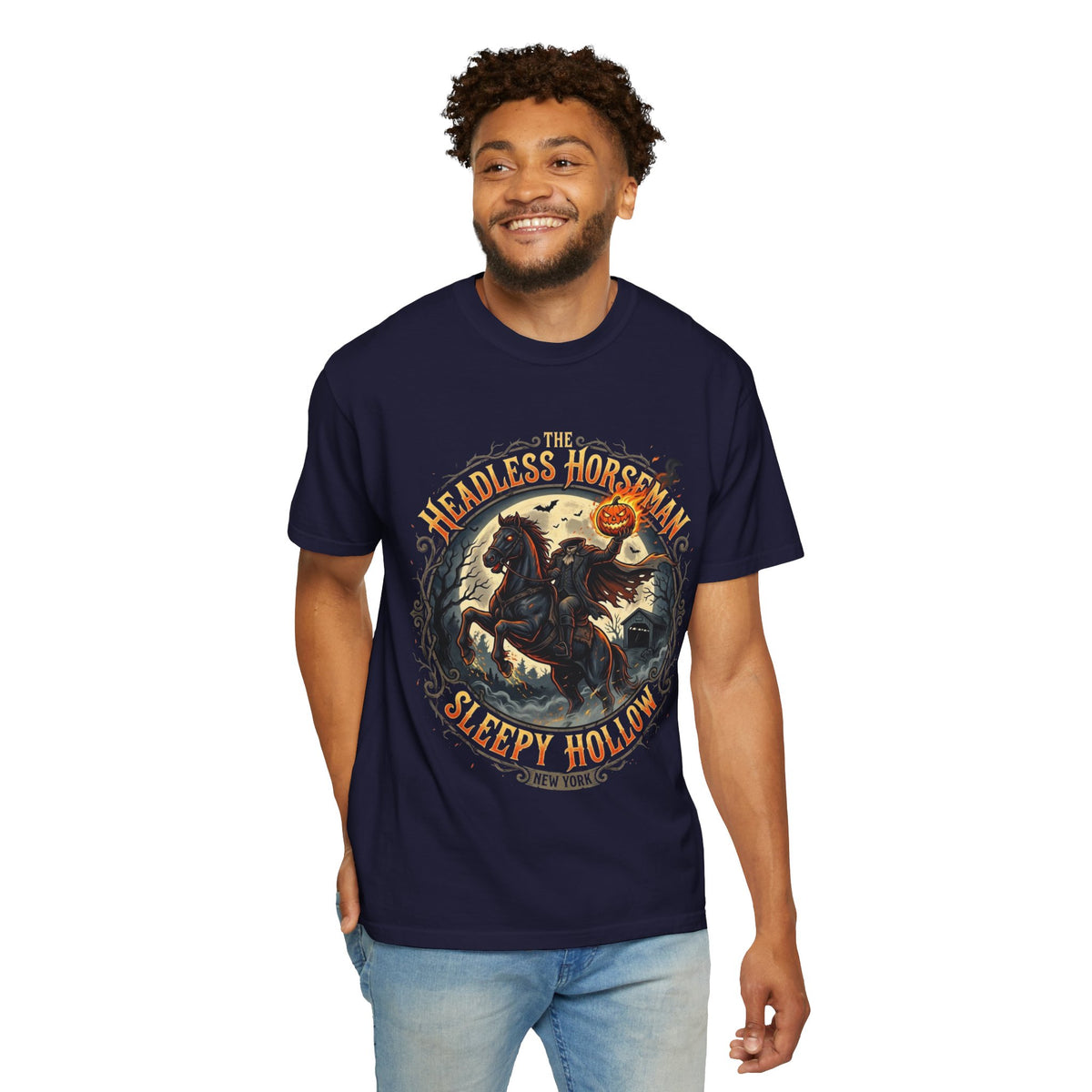 HEADLESS HORSEMAN Unisex Garment-Dyed T-shirt
