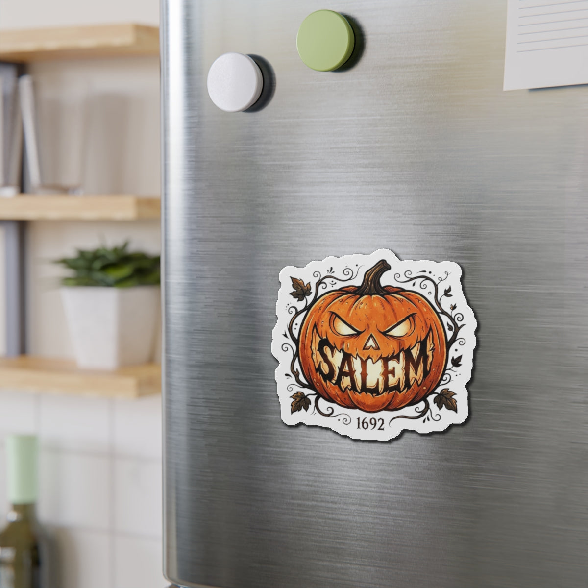 SALEM SMILE Die-Cut Magnets