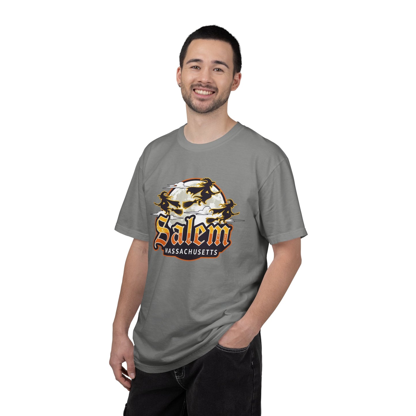 SALEM LOGO Unisex Garment-Dyed T-shirt