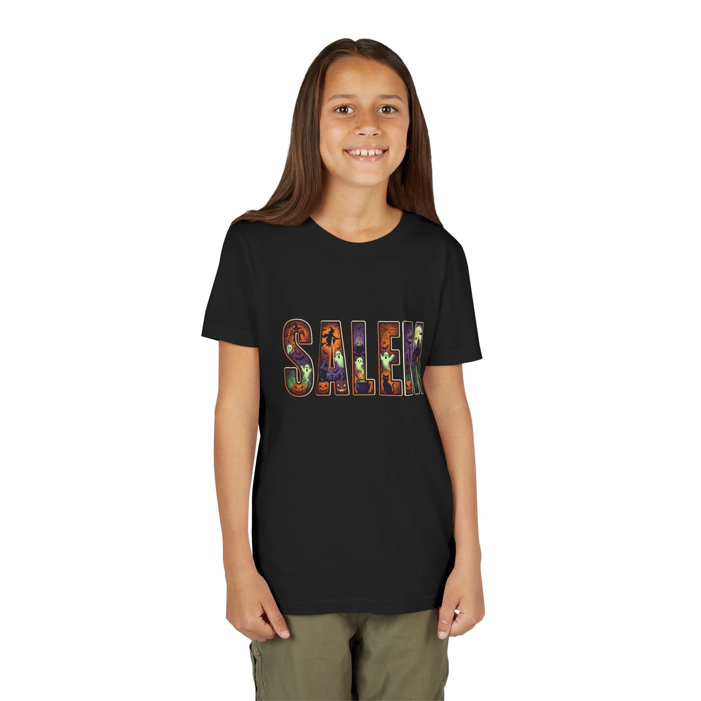 SALEM SPOOKY Youth Short Sleeve Tshirt (More Colors)