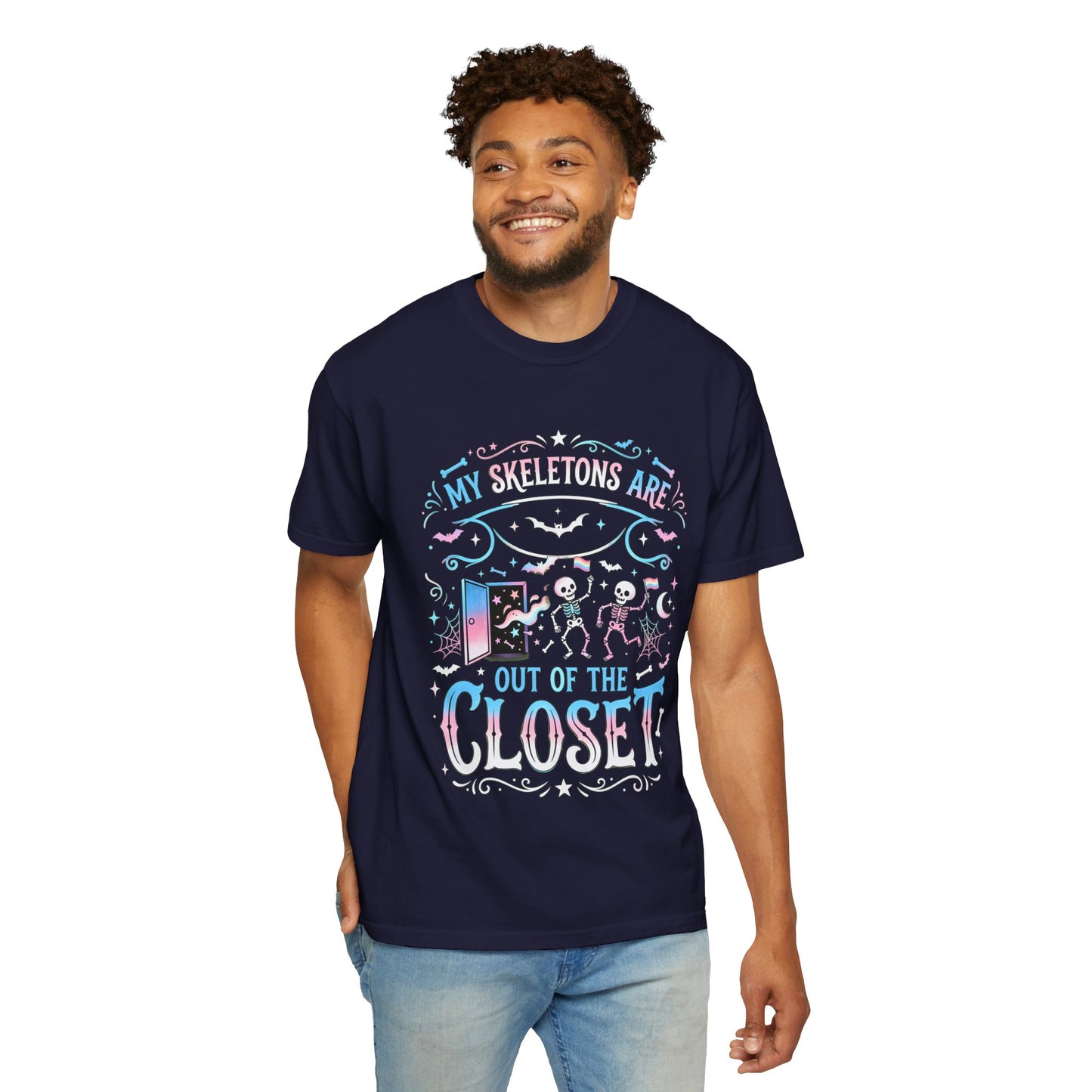 TRANS PRIDE Unisex Garment-Dyed T-shirt