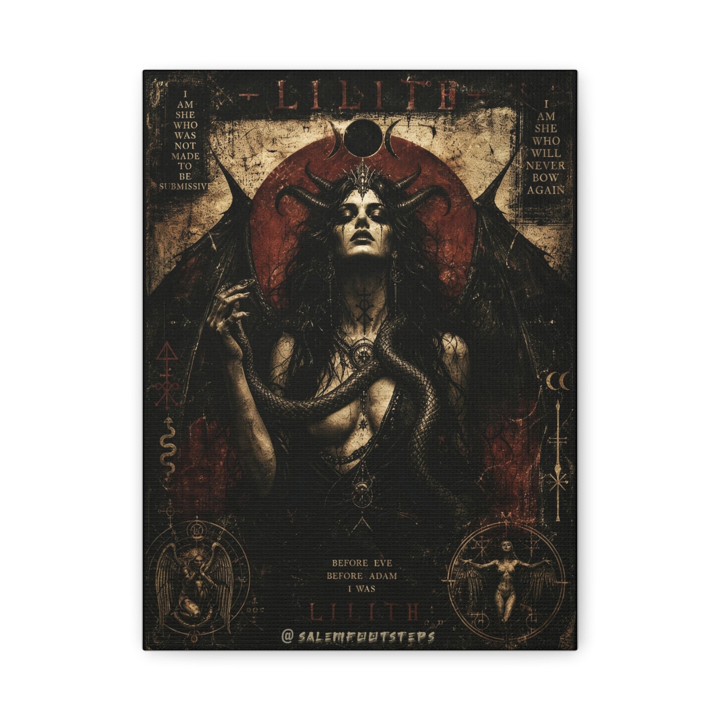 Lilith Matte Canvas, Stretched, 1.25"