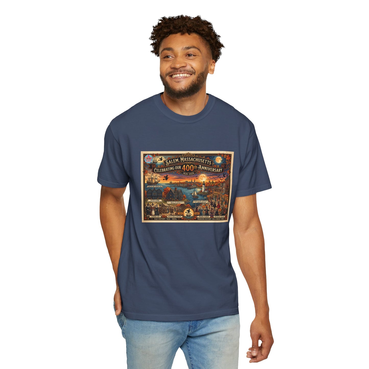 Salem 400 Unisex Garment-Dyed T-shirt