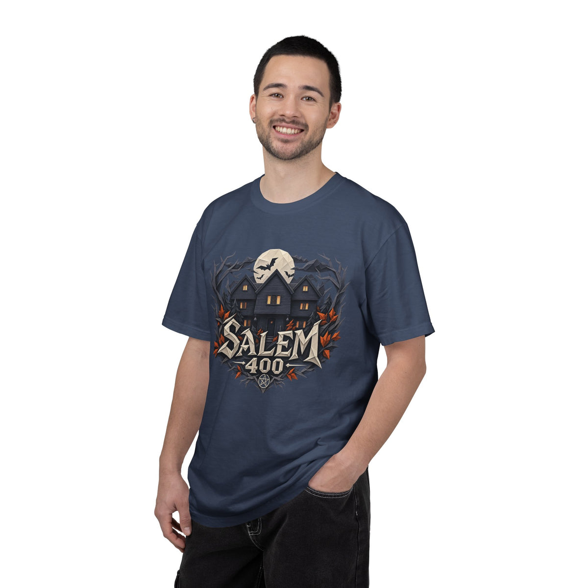 Salem 400 Witch House - Unisex Garment-Dyed T-shirt