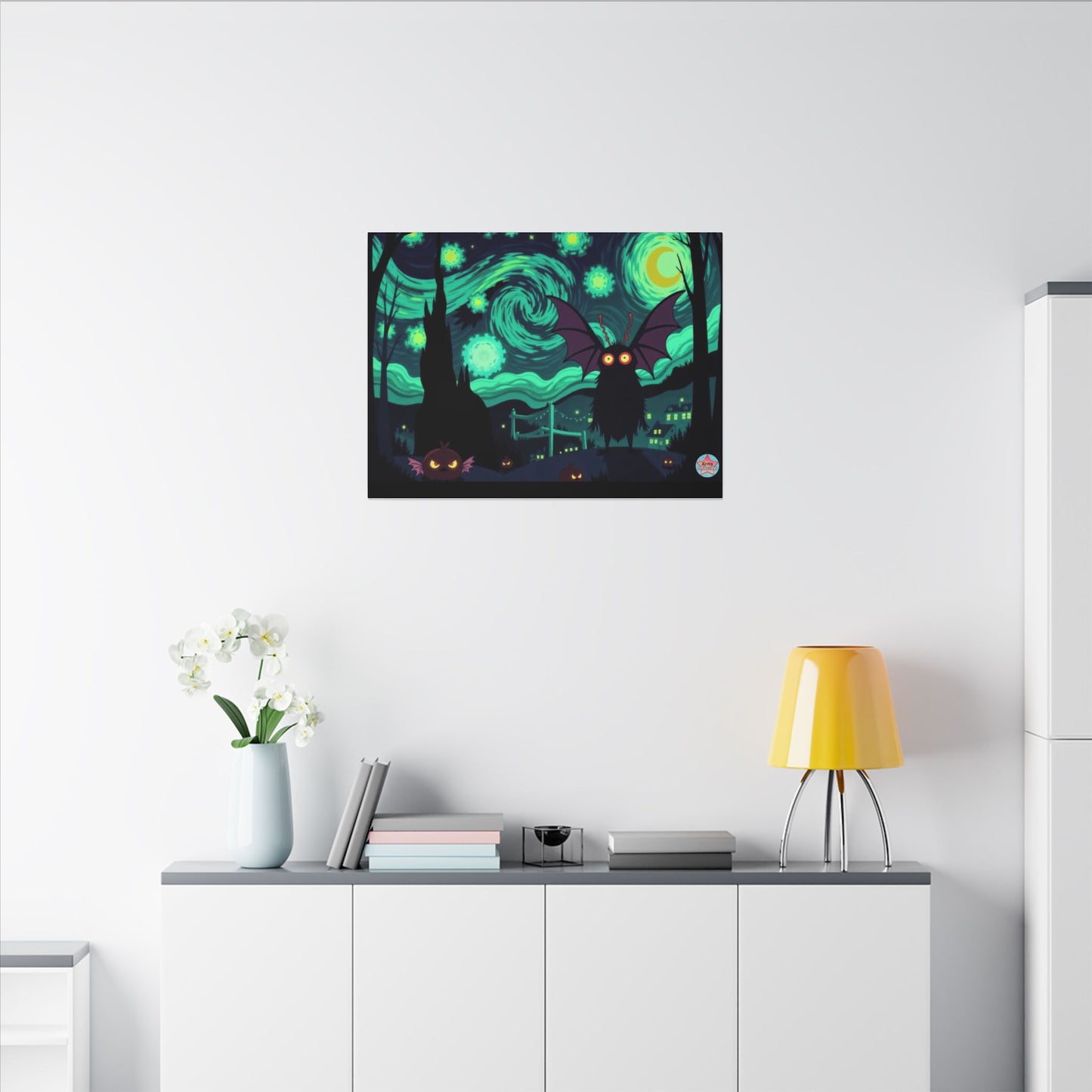 Mothy Night Canvas (Multi-Size)