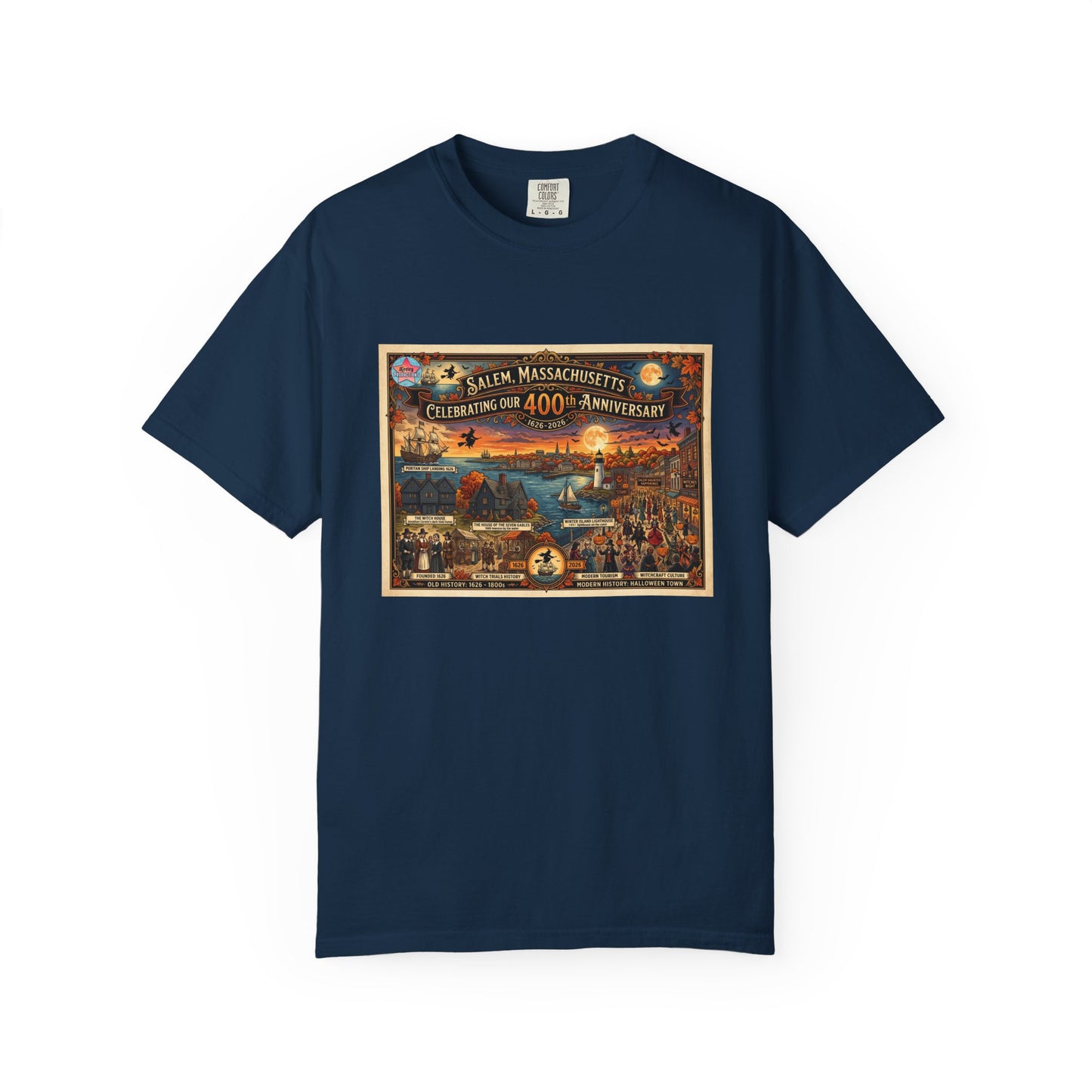 Salem 400 Unisex Garment-Dyed T-shirt