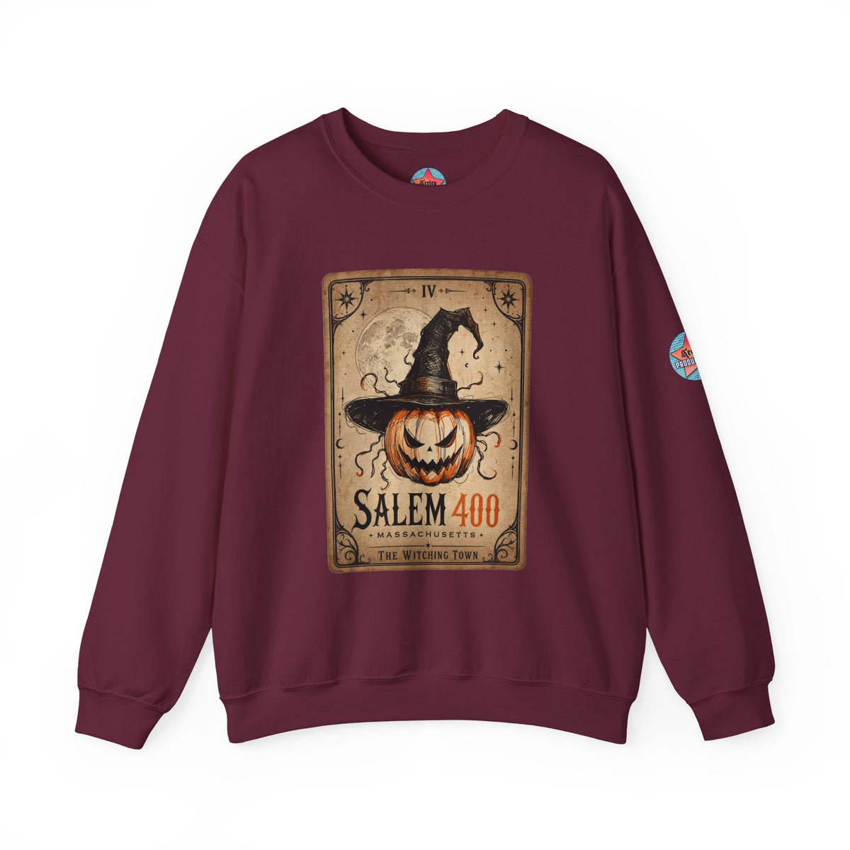PUNKIN TAROT Unisex Heavy Blend™ Crewneck Sweatshirt – alternate view | SalemFootsteps