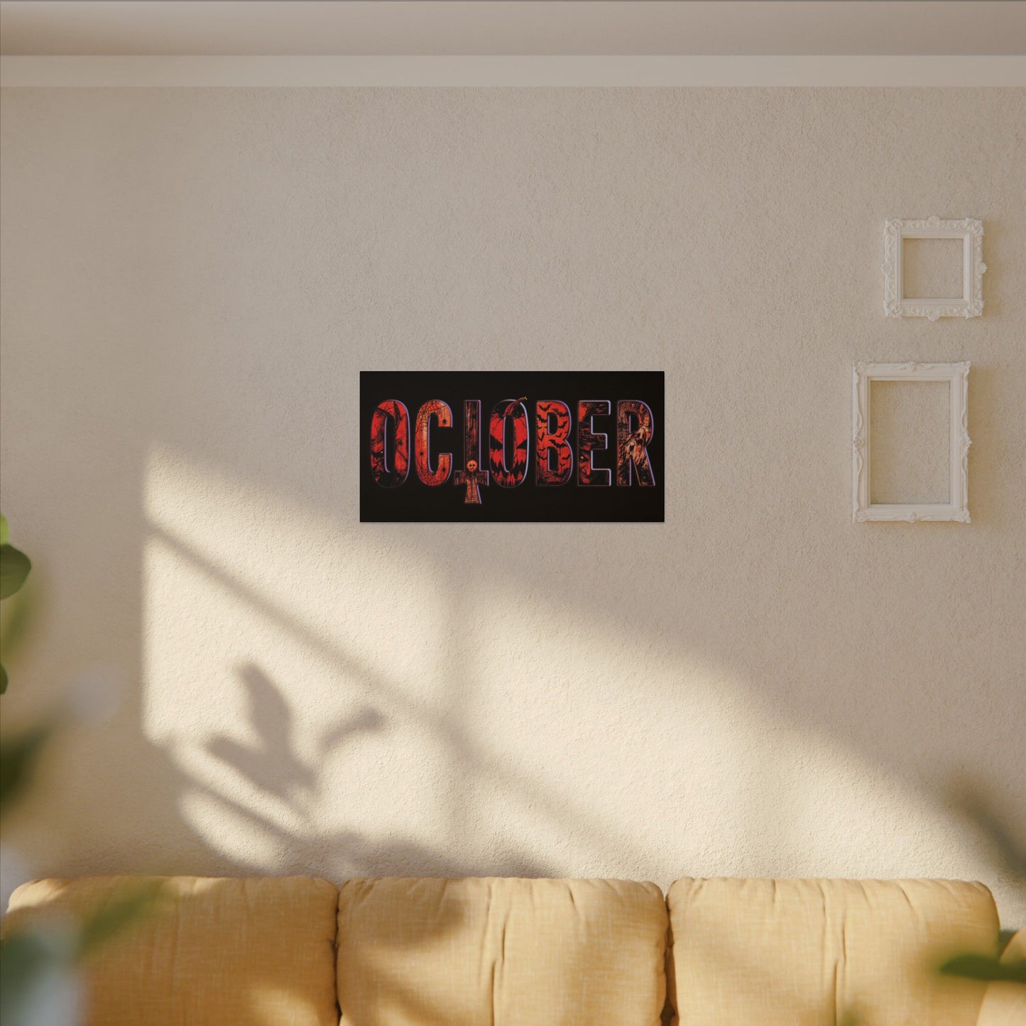 HORROR OCTOBER - Matte Canvas, Stretched, 0.75" (Multi-Size)