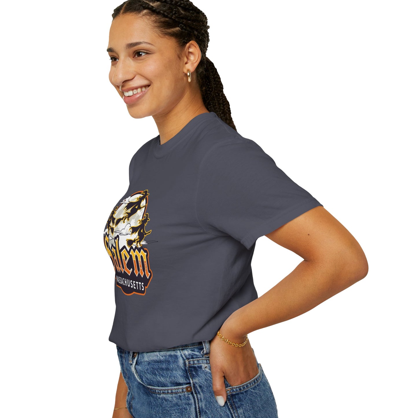 SALEM LOGO Unisex Garment-Dyed T-shirt