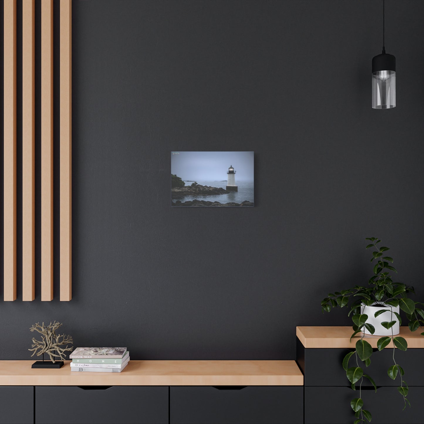 Winter Island Light - Matte Canvas, Stretched, 1.25"