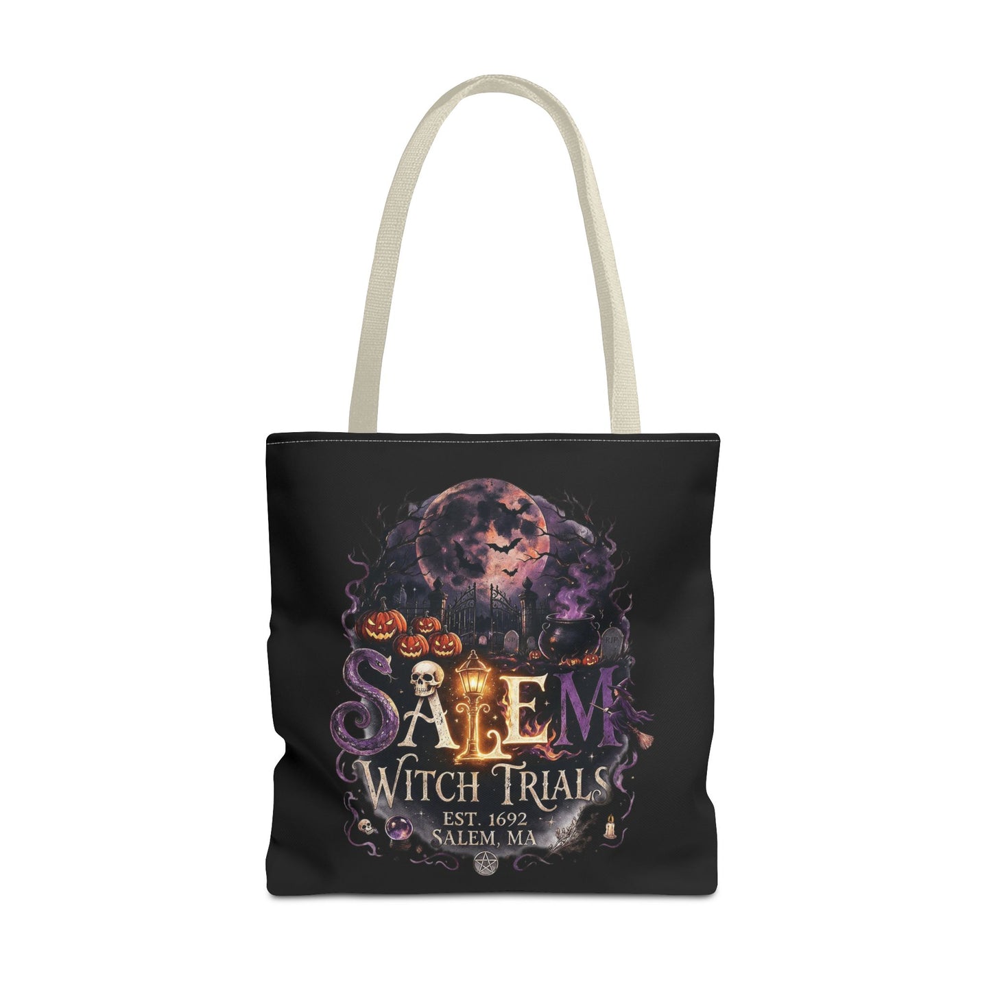 SALEM WITCH TRIALS Tote Bag (AOP)