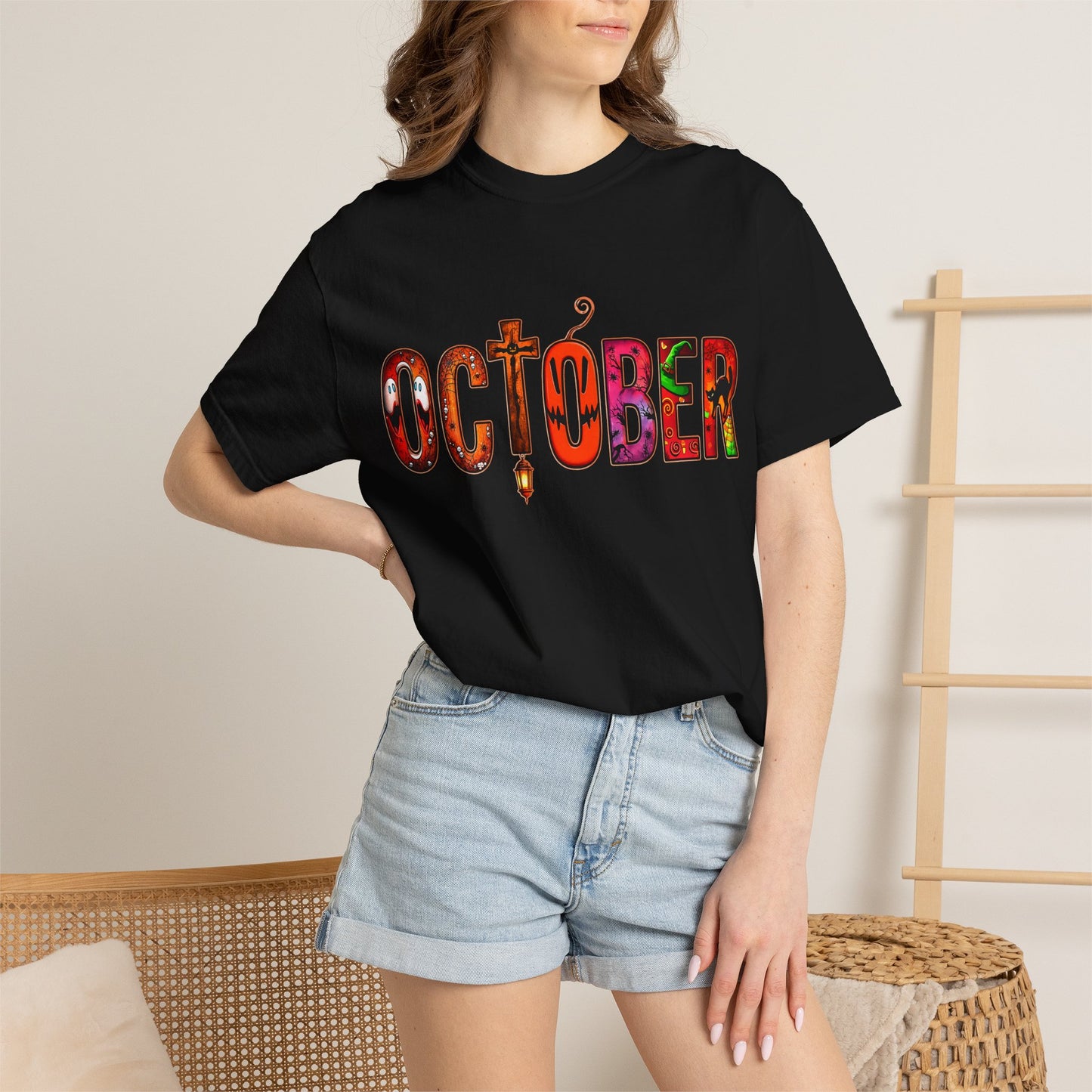 OCTOBER Unisex Garment-Dyed T-shirt