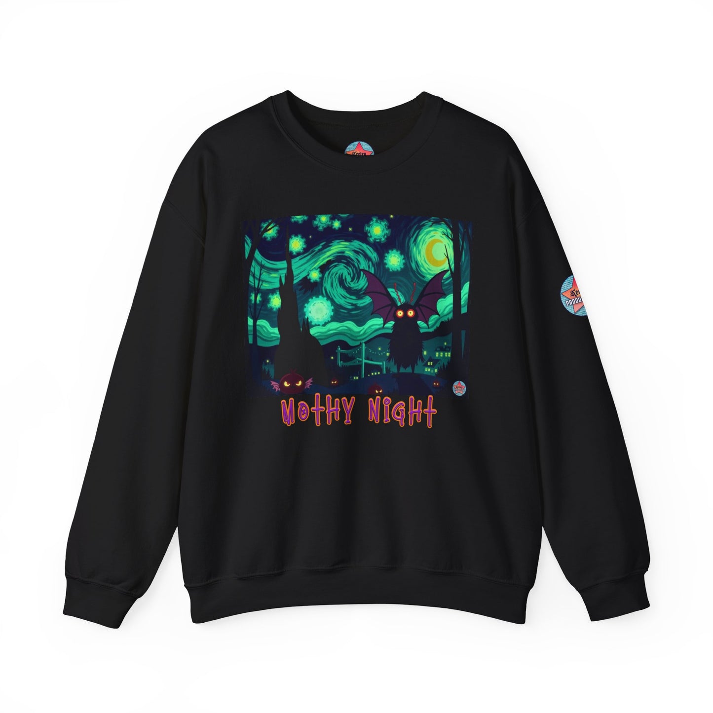 Moth Night Unisex Heavy Blend™ Crewneck Sweatshirt