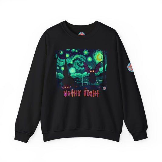 Moth Night Unisex Heavy Blend™ Crewneck Sweatshirt