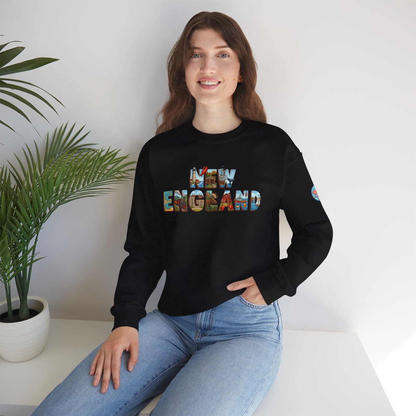 NEW ENGLAND Unisex Heavy Blend™ Crewneck Sweatshirt