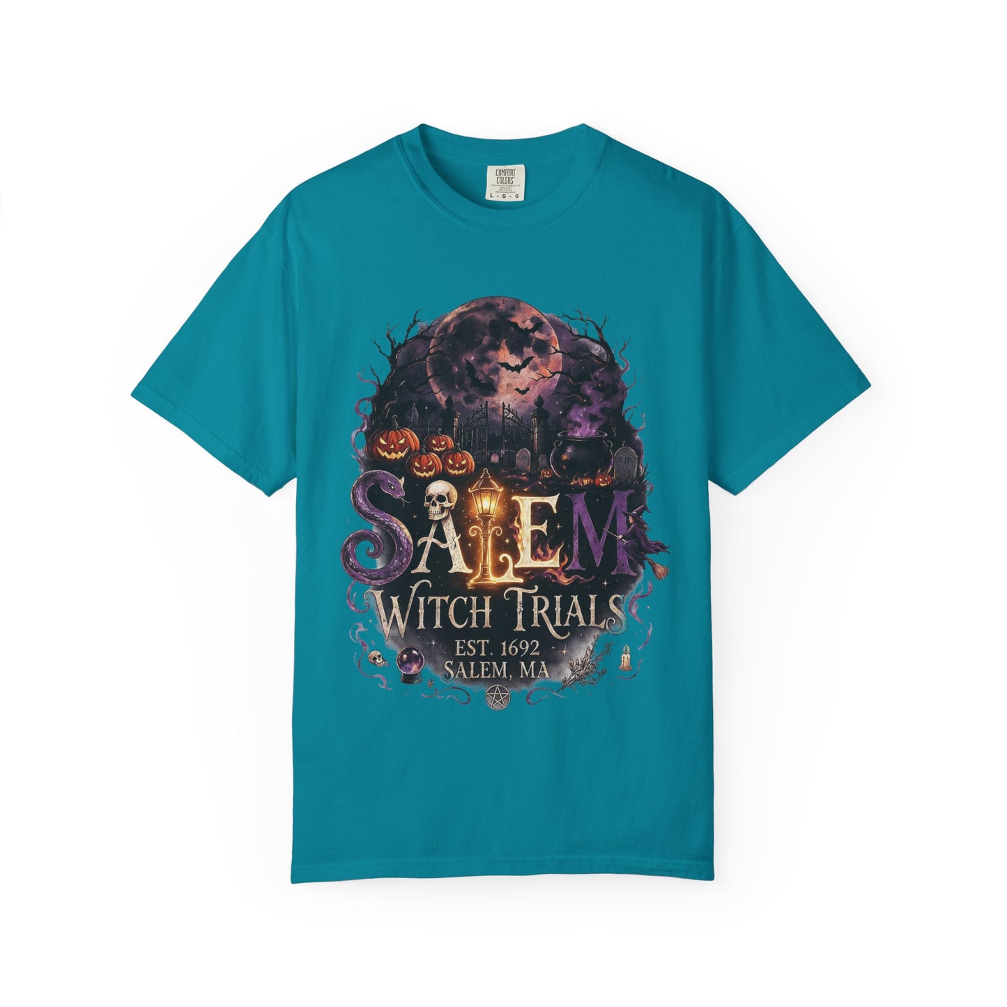 SALEM WITCH TRIALS Unisex Garment-Dyed T-shirt