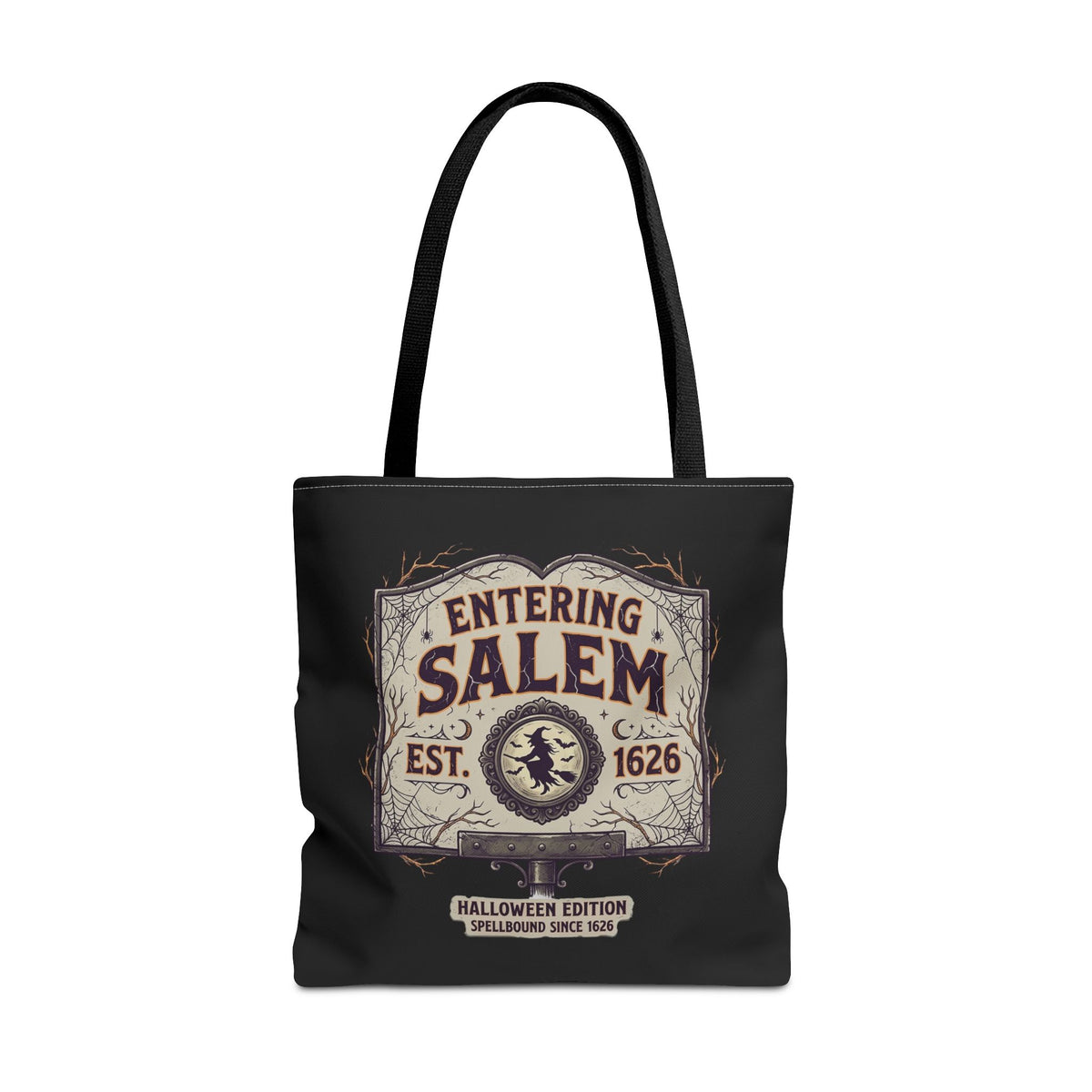 Spooky Entering Salem Tote Bag (AOP)