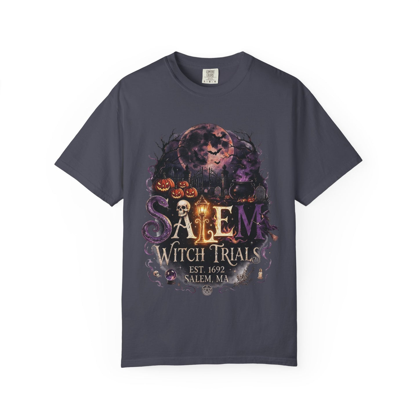 SALEM WITCH TRIALS Unisex Garment-Dyed T-shirt