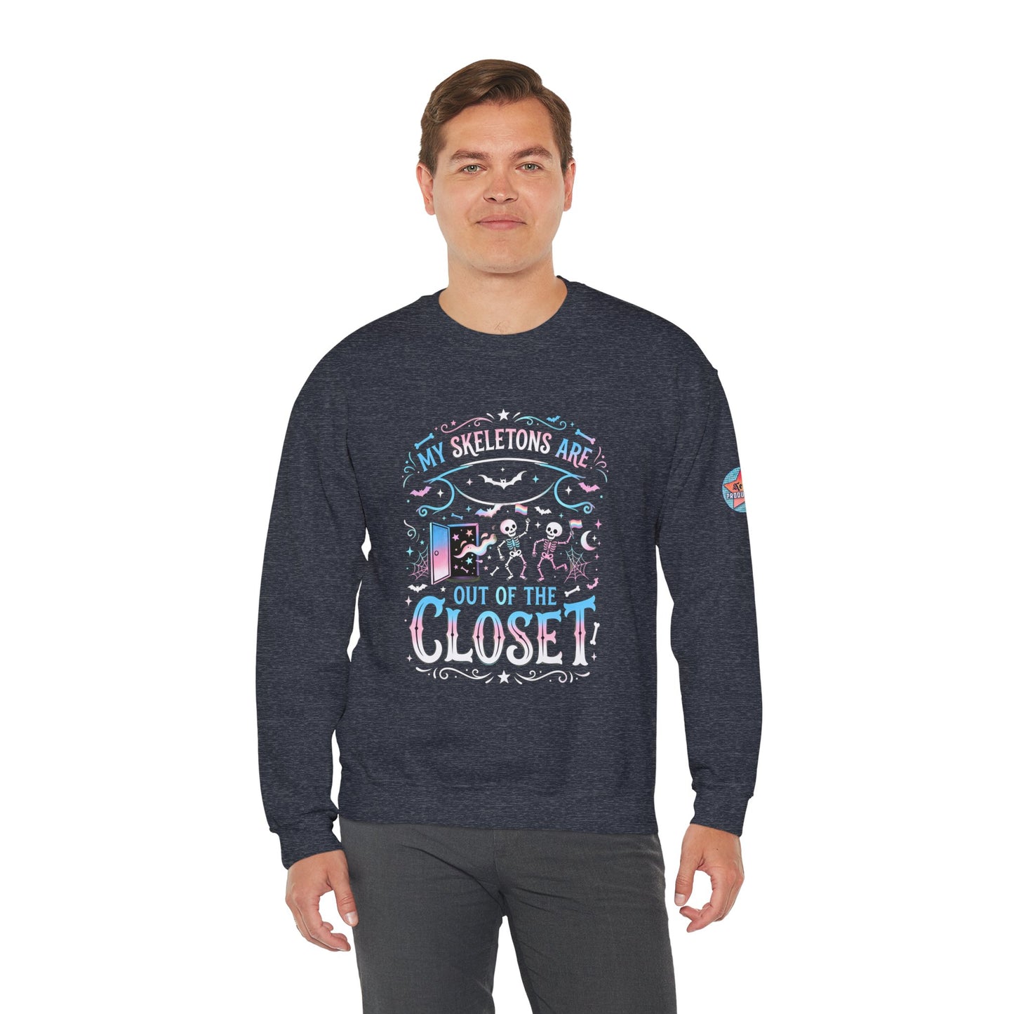 TRANS PRIDE Unisex Heavy Blend™ Crewneck Sweatshirt