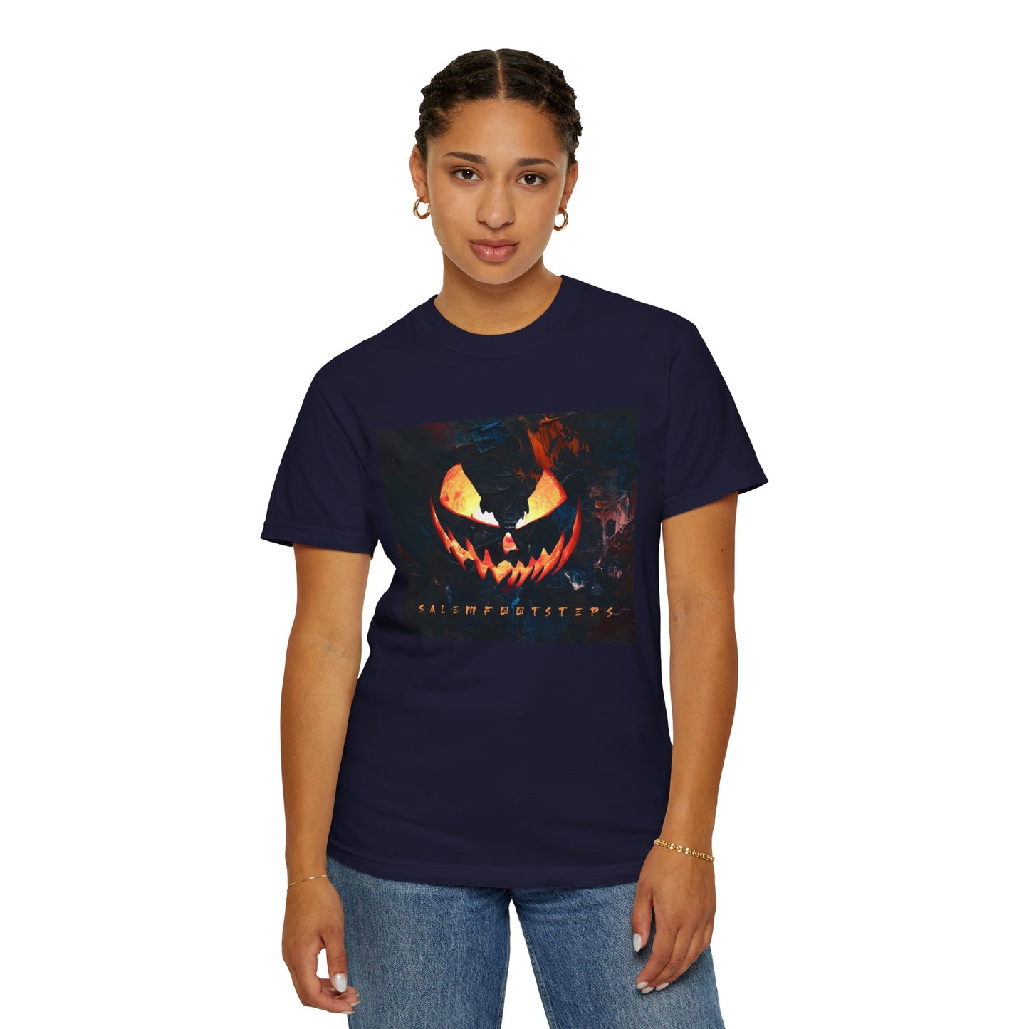 MIDNIGHT PUMPKIN Unisex Garment-Dyed T-shirt