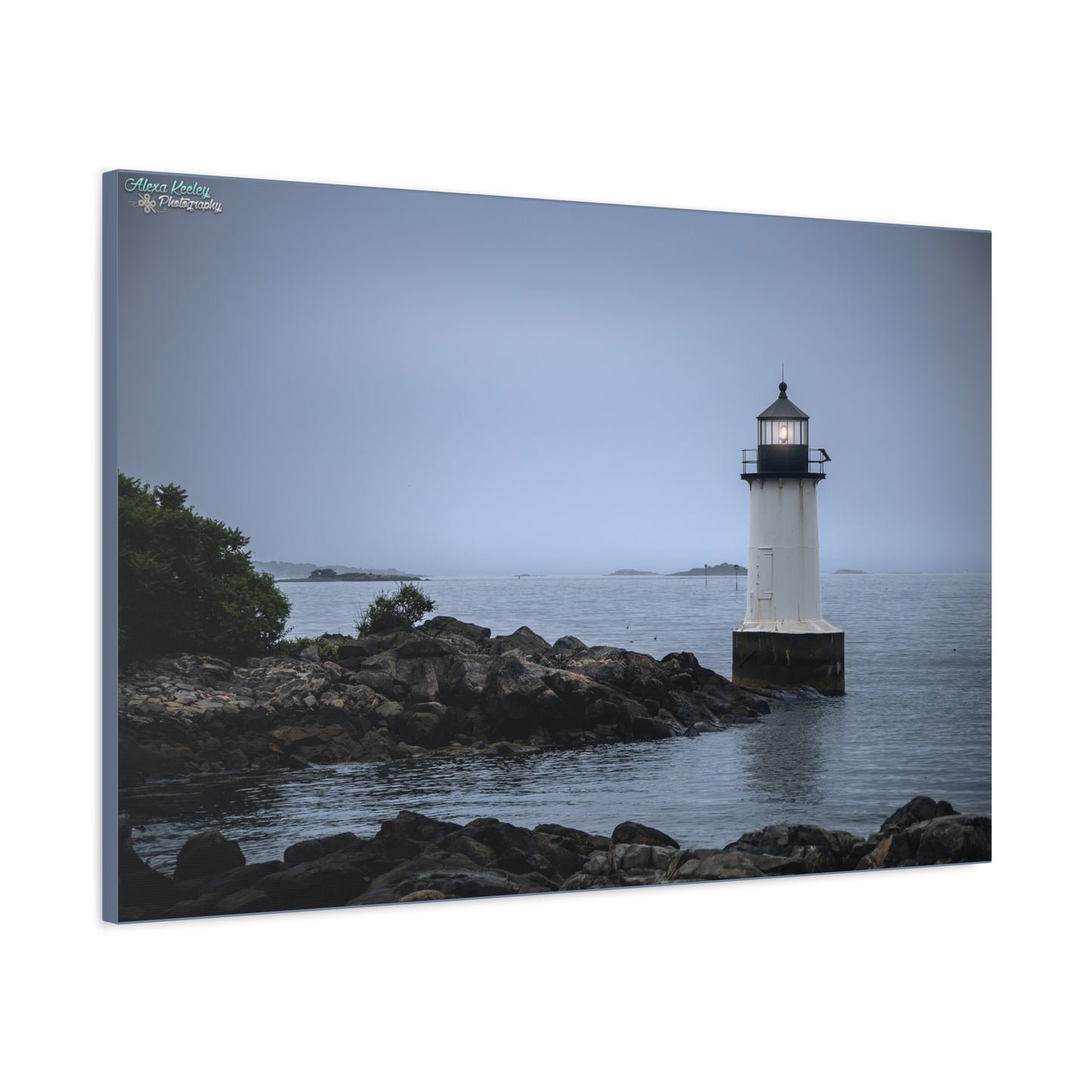 Winter Island Light - Matte Canvas, Stretched, 1.25"