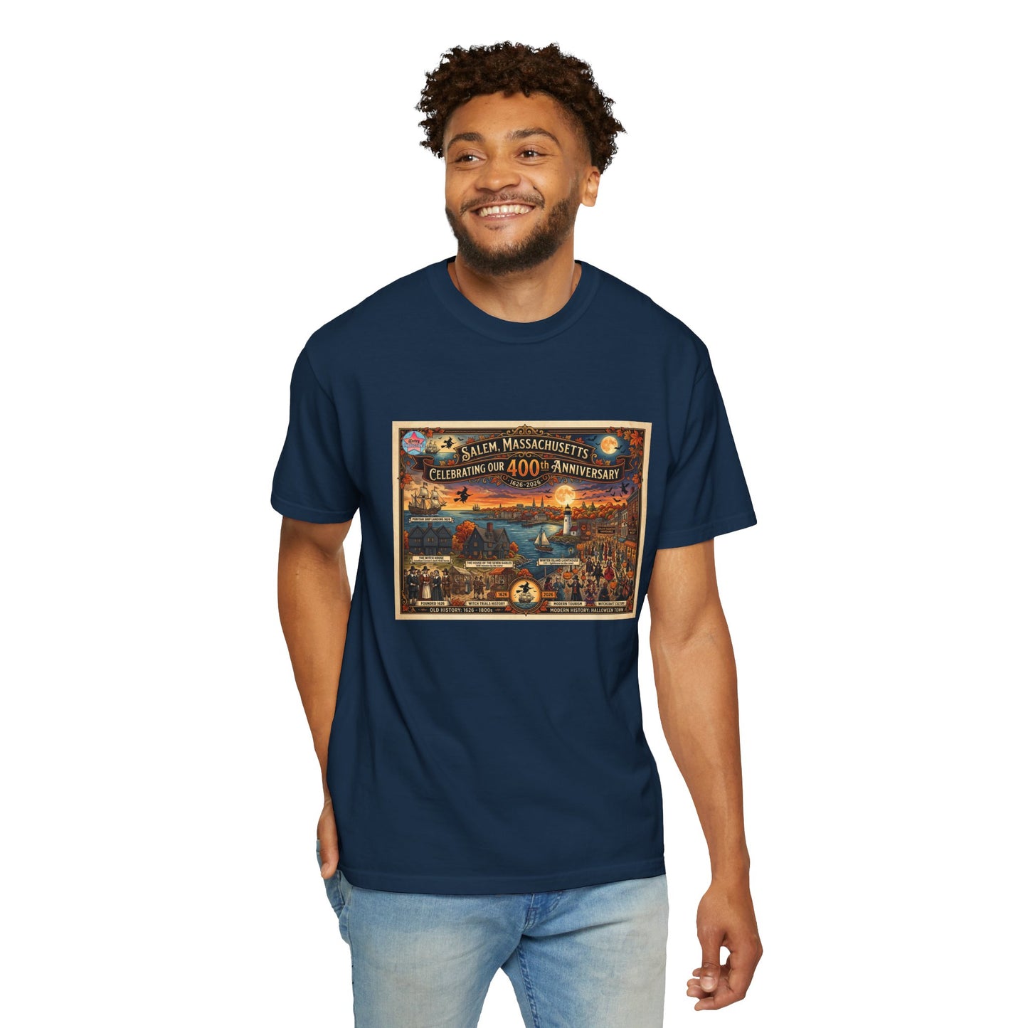 Salem 400 Unisex Garment-Dyed T-shirt