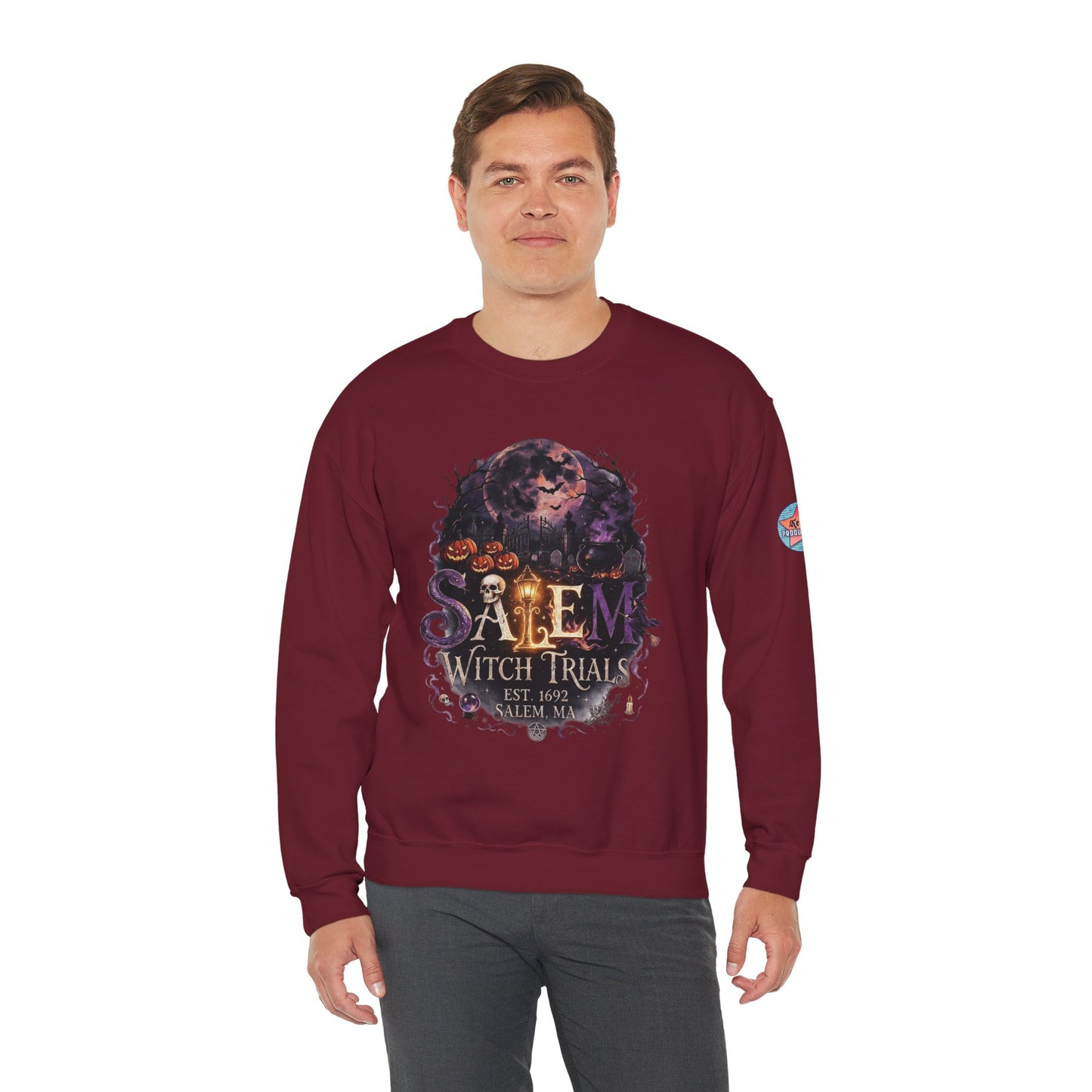 SALEM WITCH TRIALS Unisex Heavy Blend™ Crewneck Sweatshirt