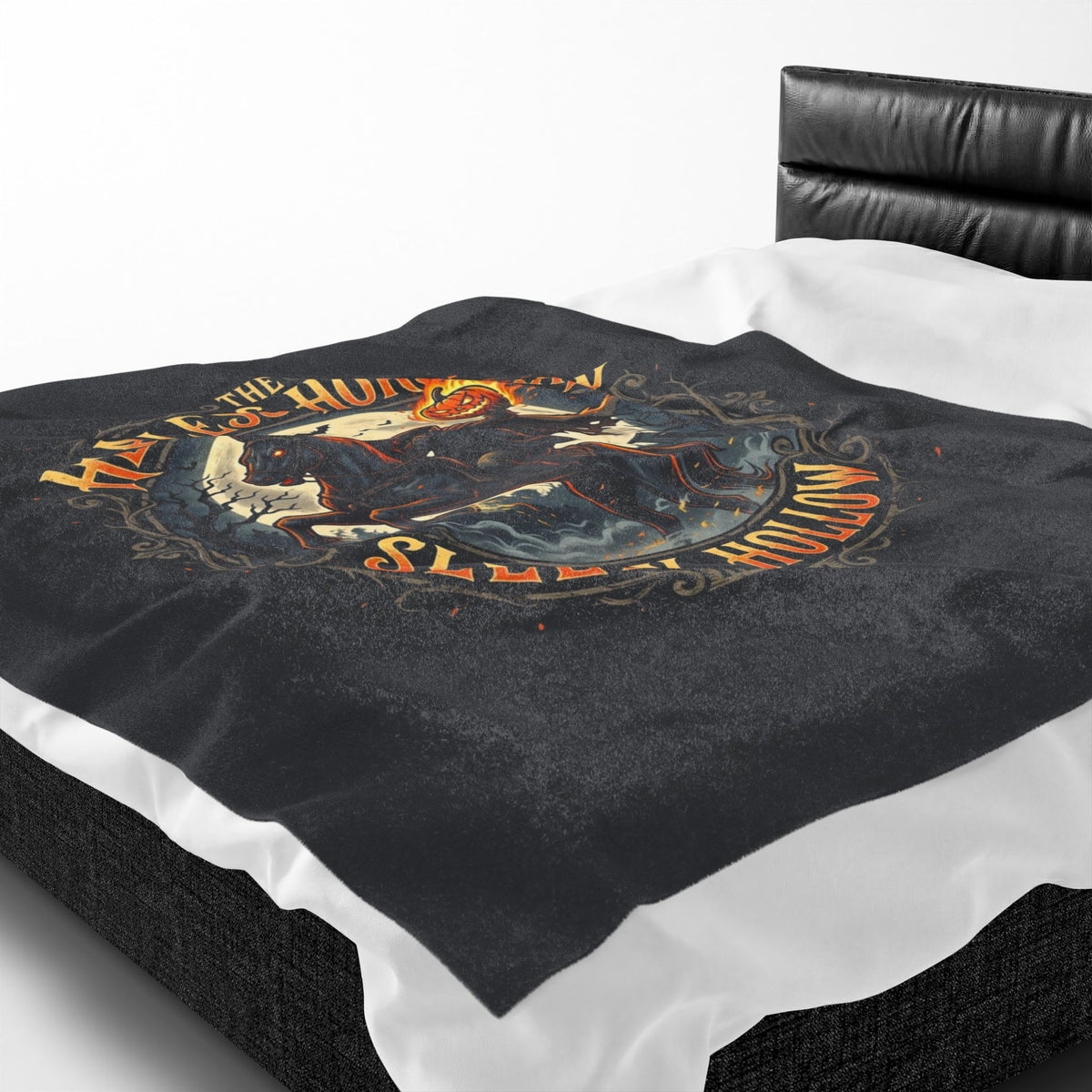 HEADLESS HORSEMAN Velveteen Plush Blanket