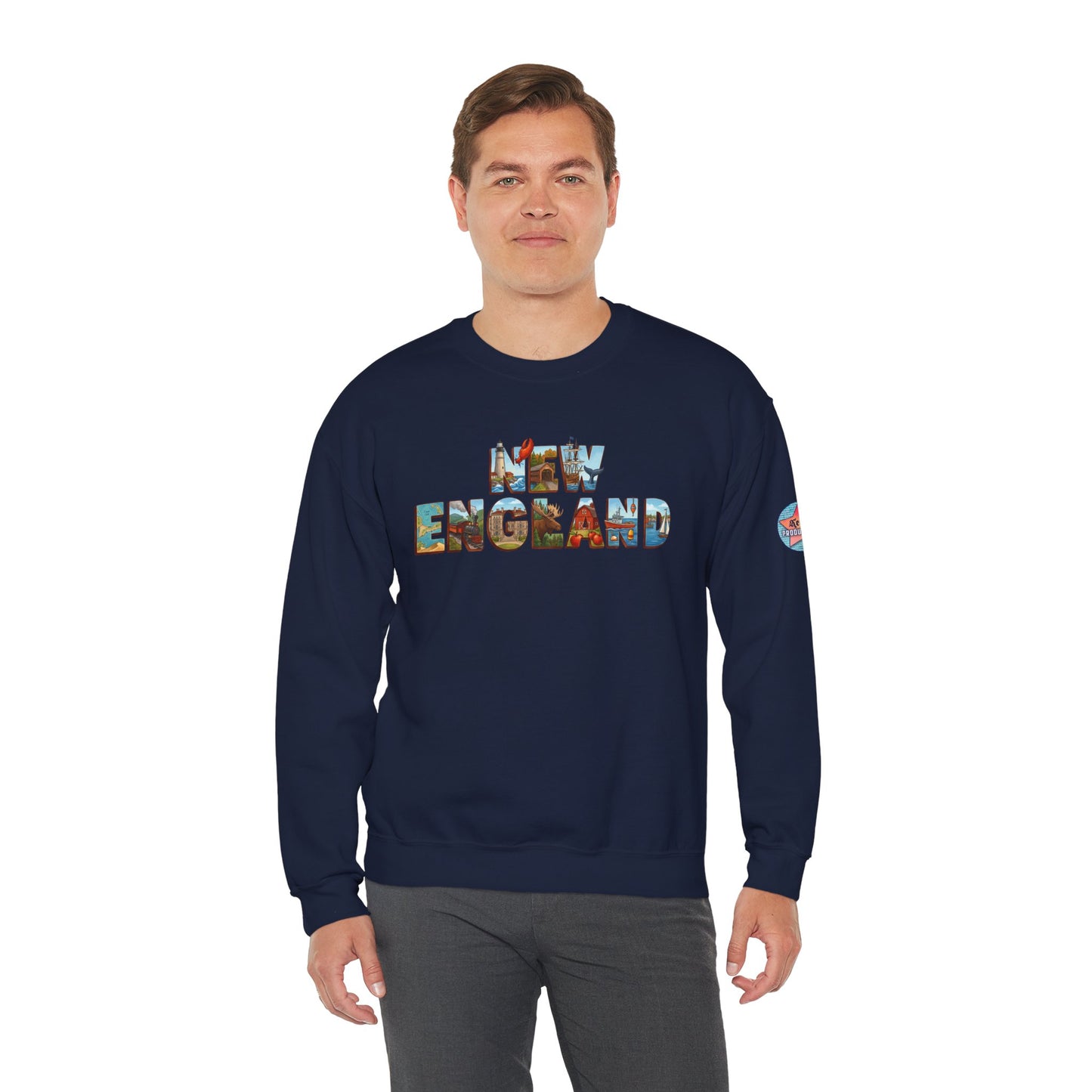 NEW ENGLAND Unisex Heavy Blend™ Crewneck Sweatshirt