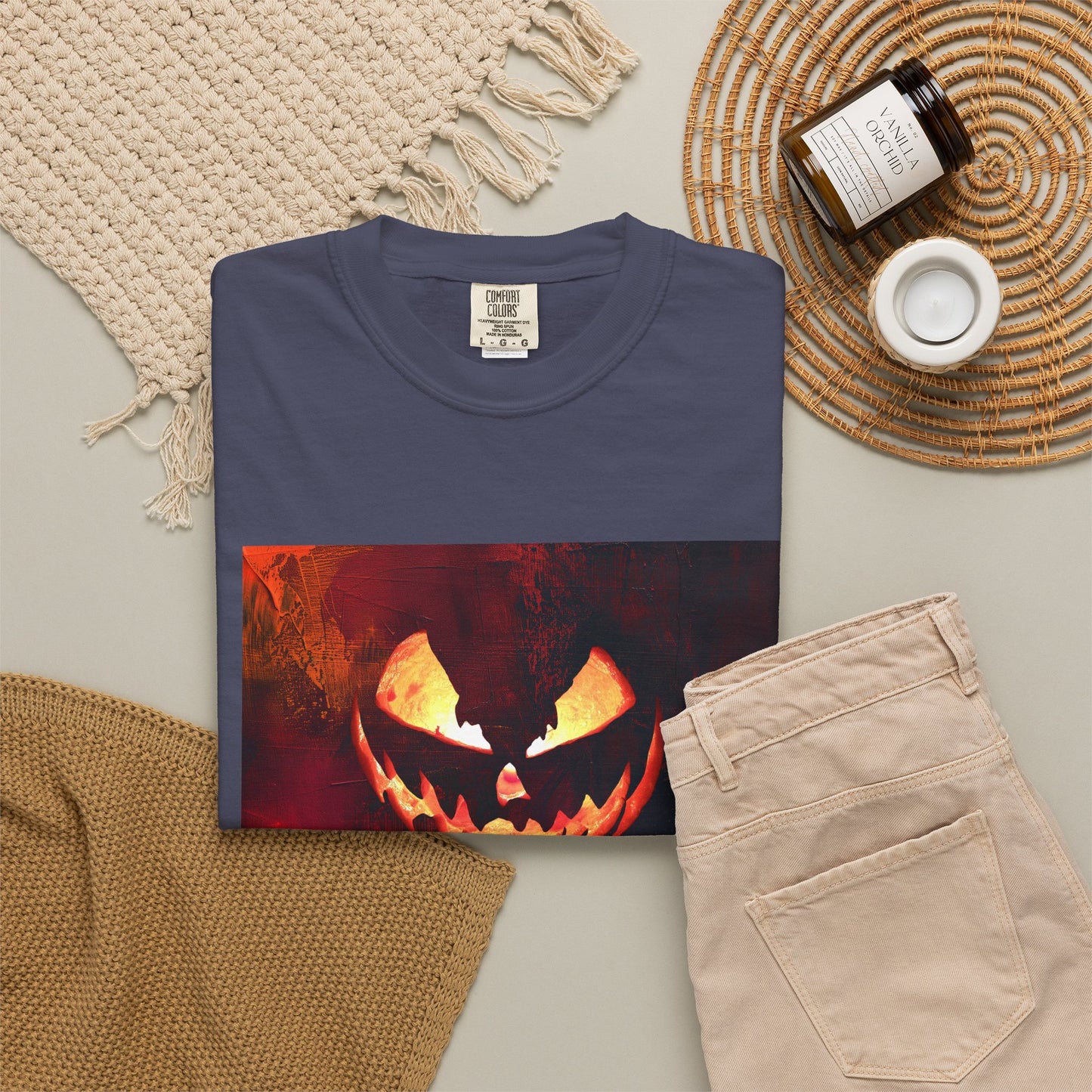 SUNSET PUMPKIN Unisex Garment-Dyed T-shirt