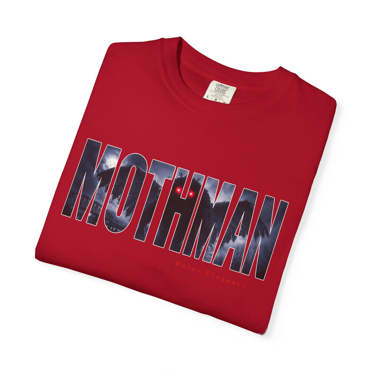 MOTHMAN LURKS Unisex Garment-Dyed T-shirt
