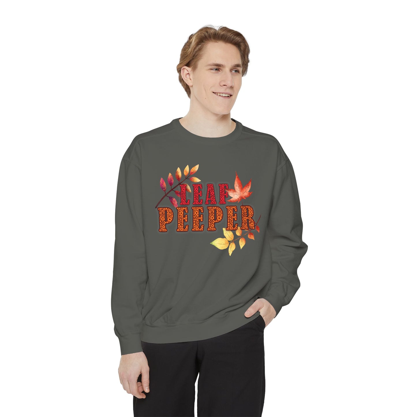 Leaf Peeper Crew Neck (Mult Colors)