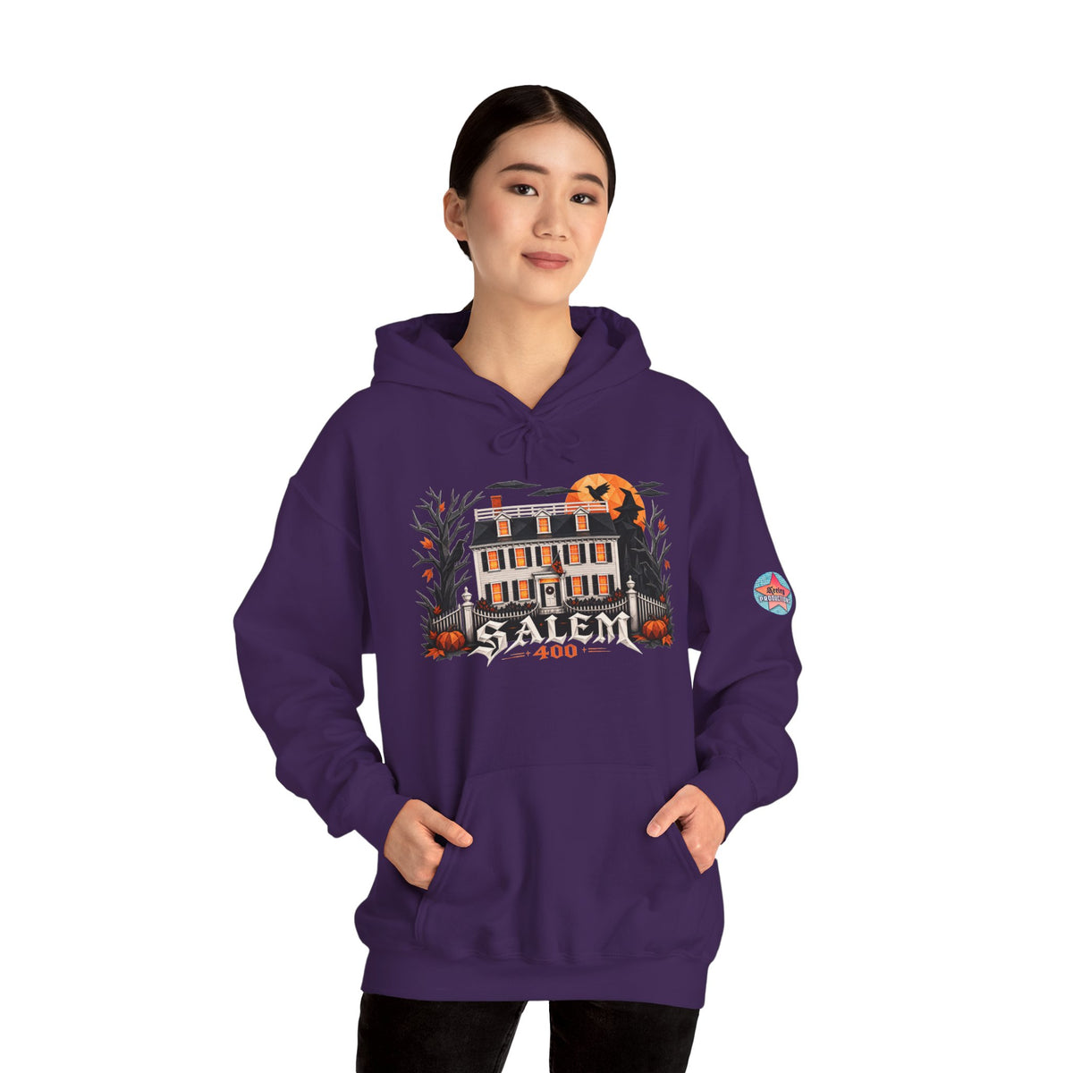 Salem 400 Ropes Mansion - Unisex Heavy Blend™ Hooded Sweatshirt