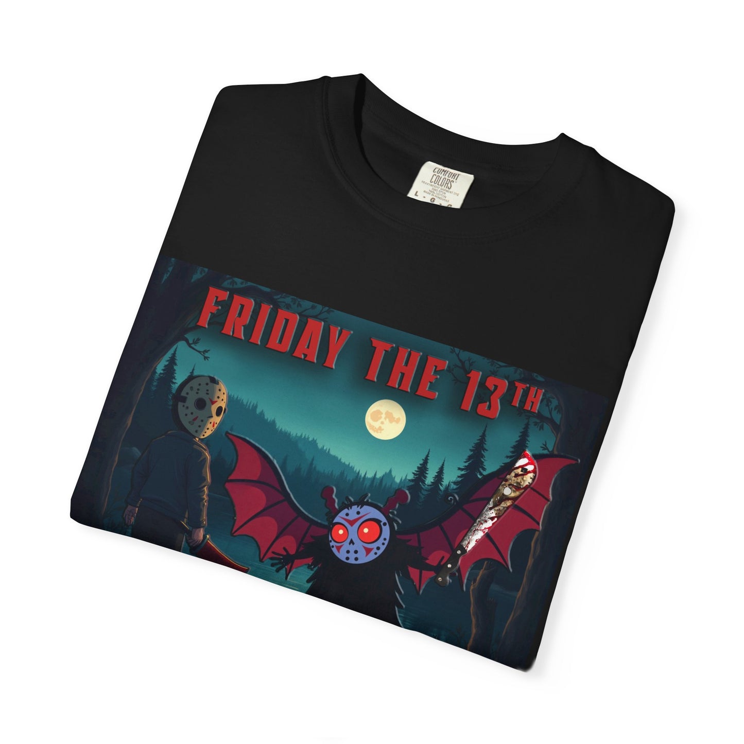 Mothman the 13th - Unisex Garment-Dyed T-shirt