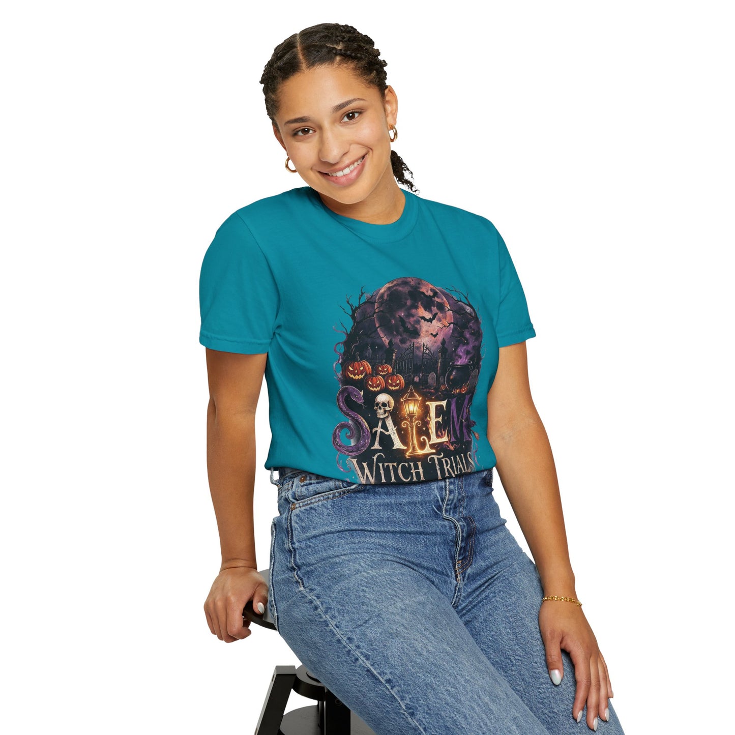 SALEM WITCH TRIALS Unisex Garment-Dyed T-shirt