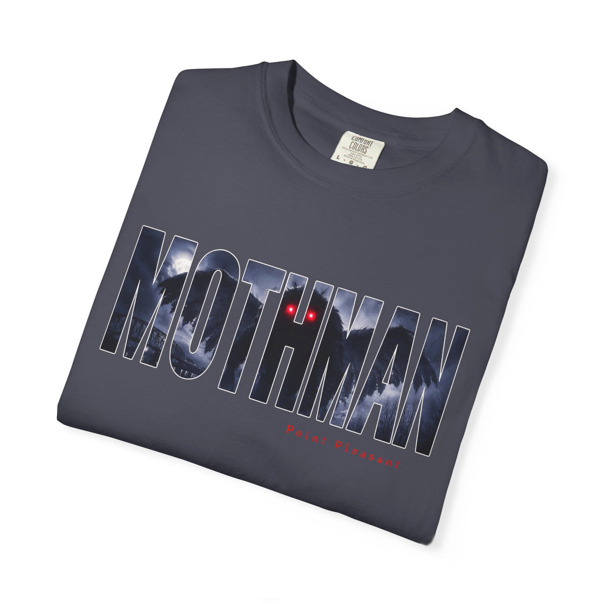 MOTHMAN LURKS Unisex Garment-Dyed T-shirt