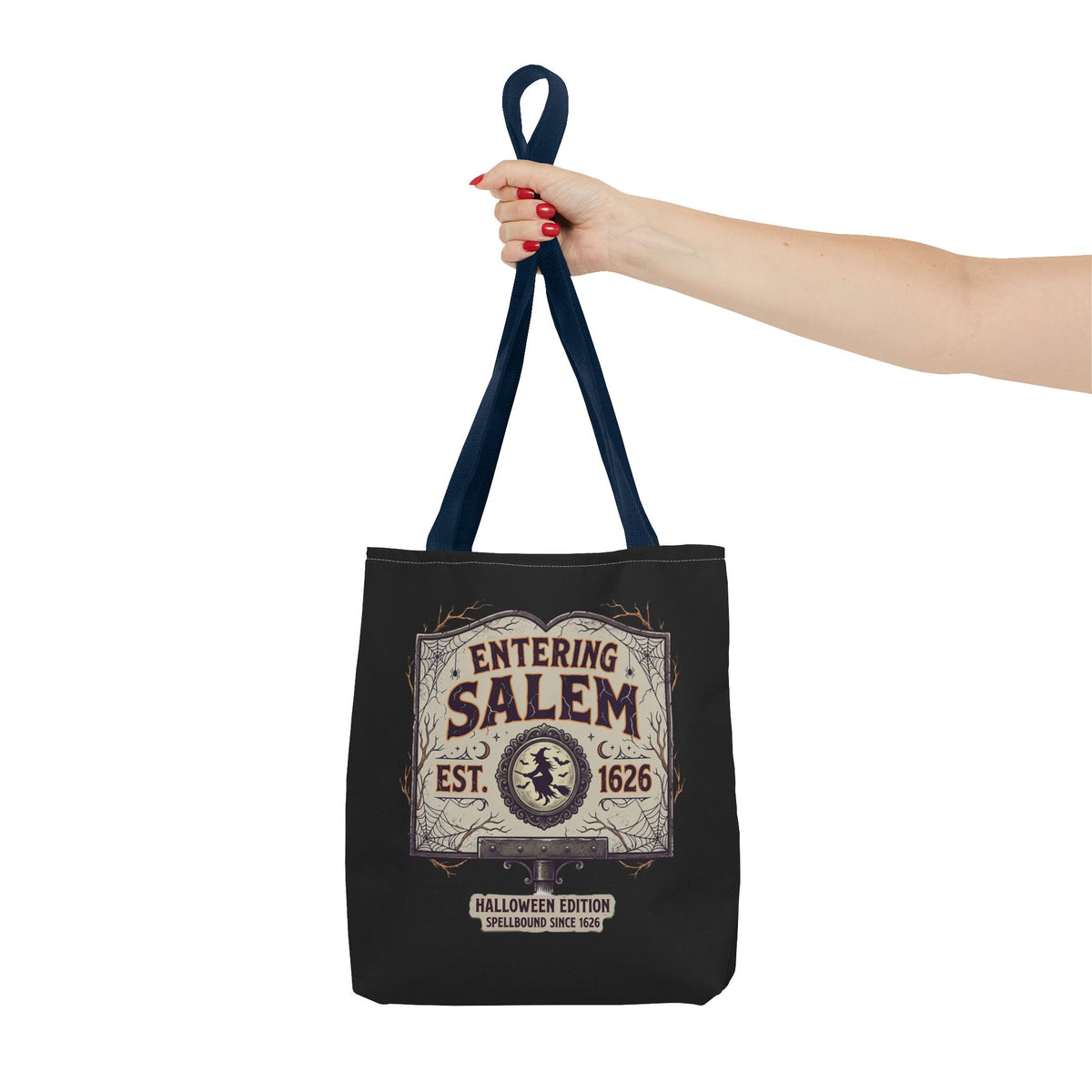 Spooky Entering Salem Tote Bag (AOP)