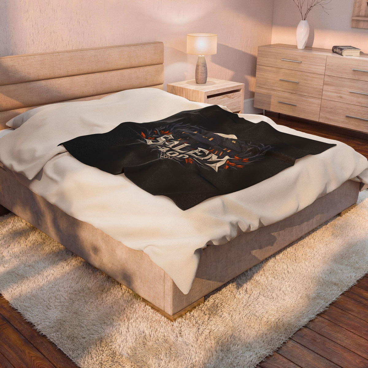Salem 400 Witch House - Velveteen Plush Blanket