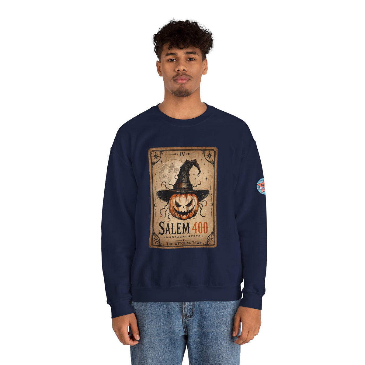 PUNKIN TAROT Unisex Heavy Blend™ Crewneck Sweatshirt – alternate view | SalemFootsteps