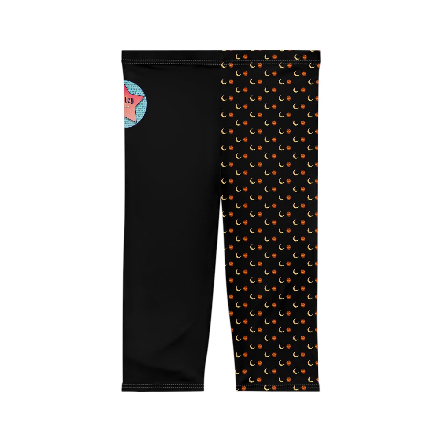 PUMPKIN MOON Women’s Capri Leggings (AOP)