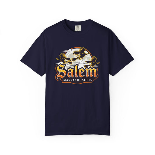SALEM LOGO Unisex Garment-Dyed T-shirt