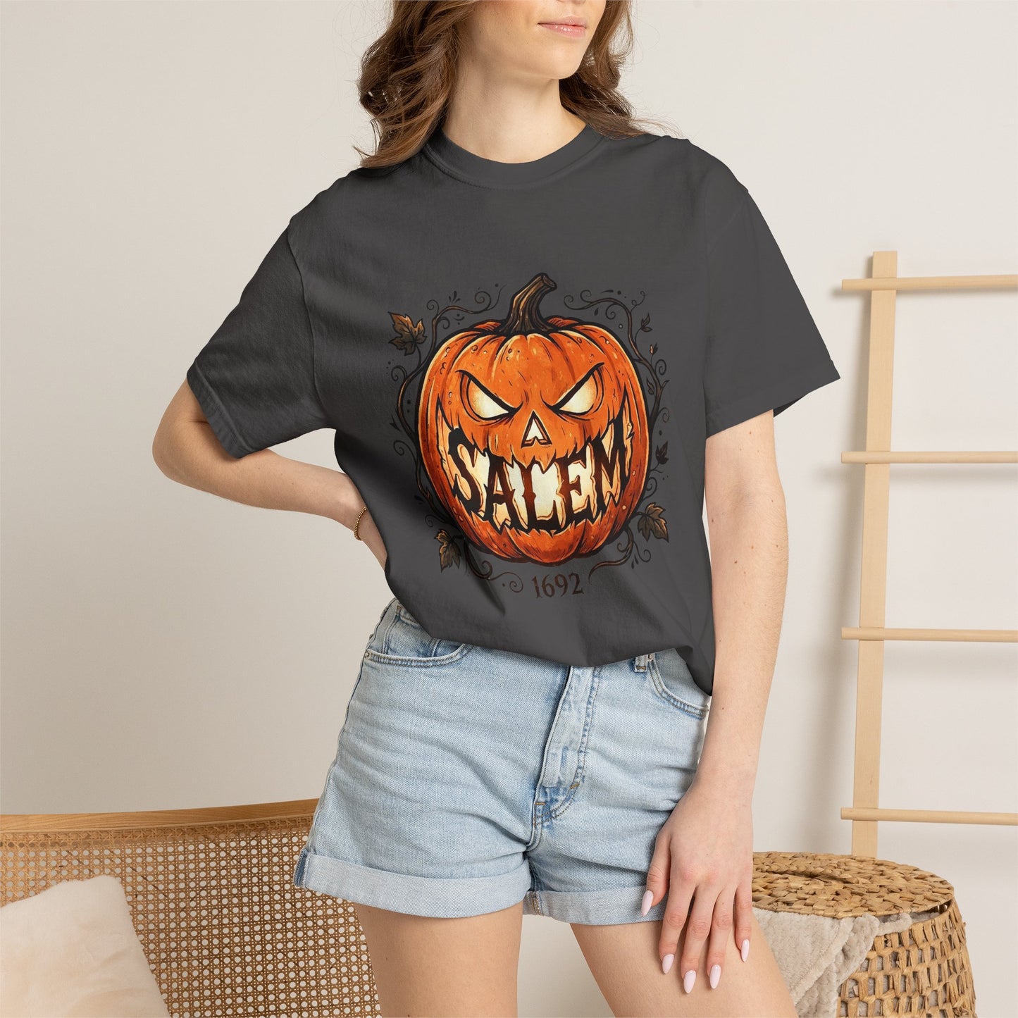 SALEM SMILE Unisex Garment-Dyed T-shirt