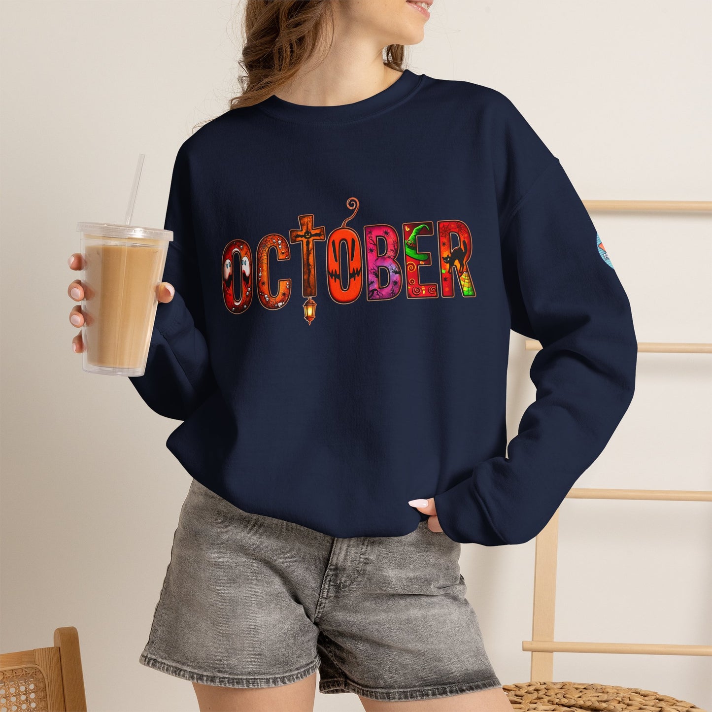 OCTOBER Unisex Heavy Blend™ Crewneck Sweatshirt