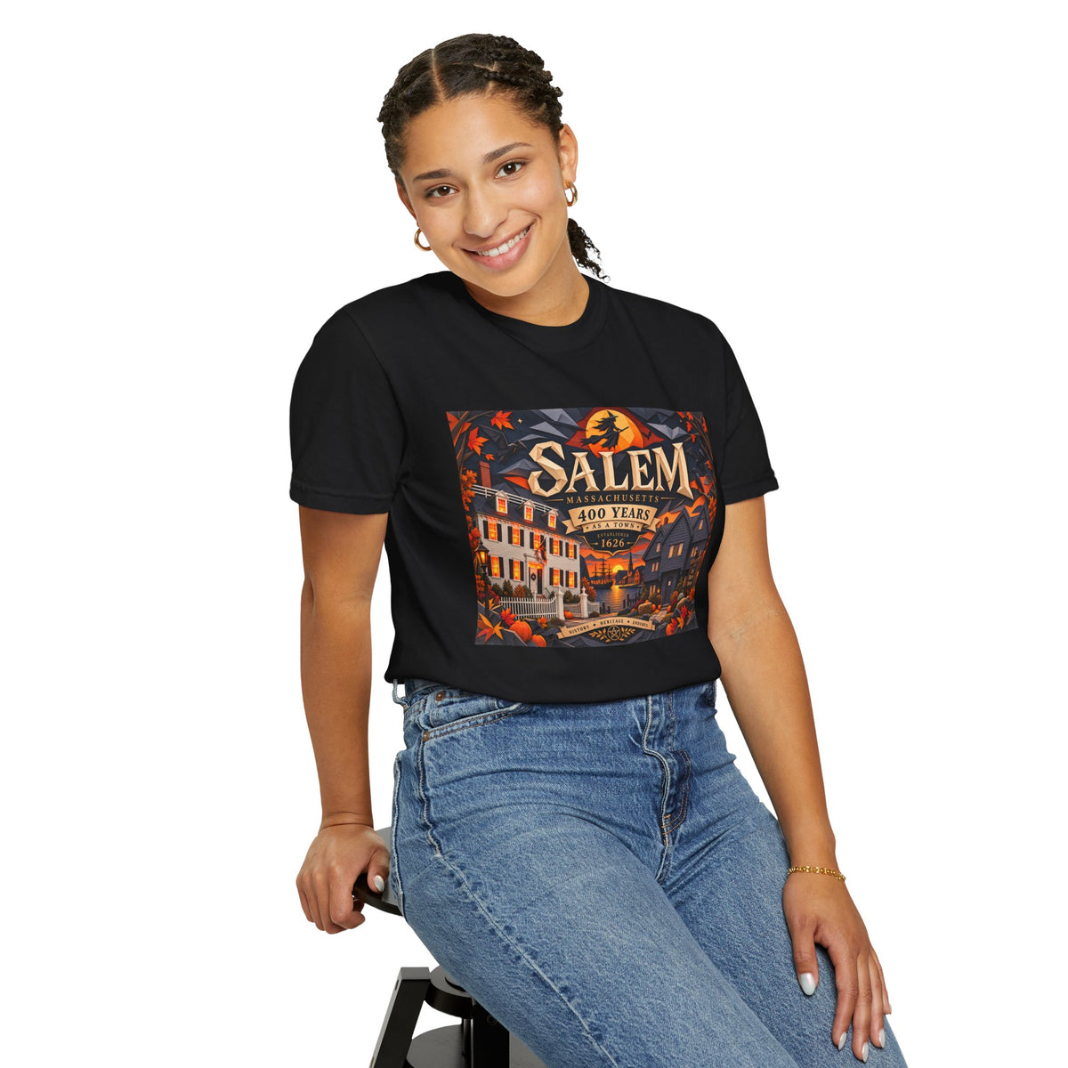 Salem 400 Forever - Unisex Garment-Dyed T-shirt
