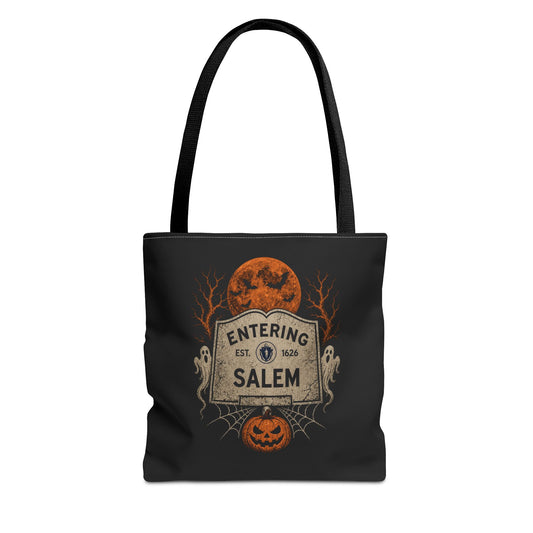 Halloween Entering Salem Tote Bag (AOP)