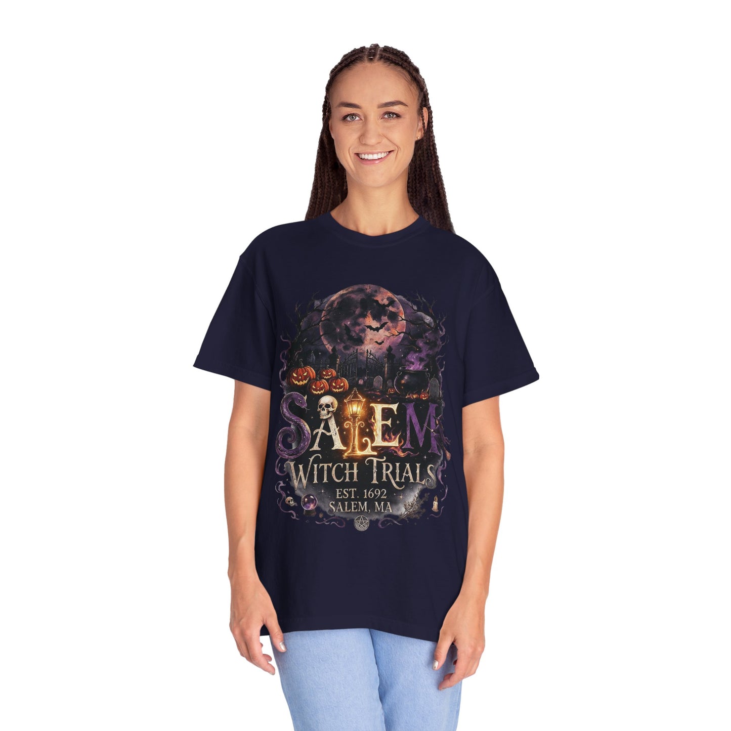 SALEM WITCH TRIALS Unisex Garment-Dyed T-shirt