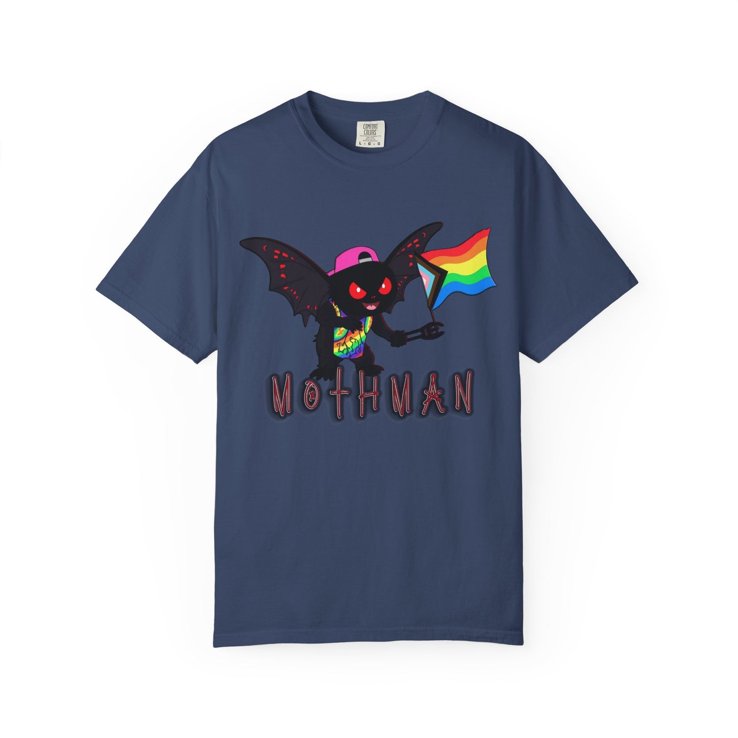 Limited Release Pride Mothman - Unisex Garment-Dyed T-shirt